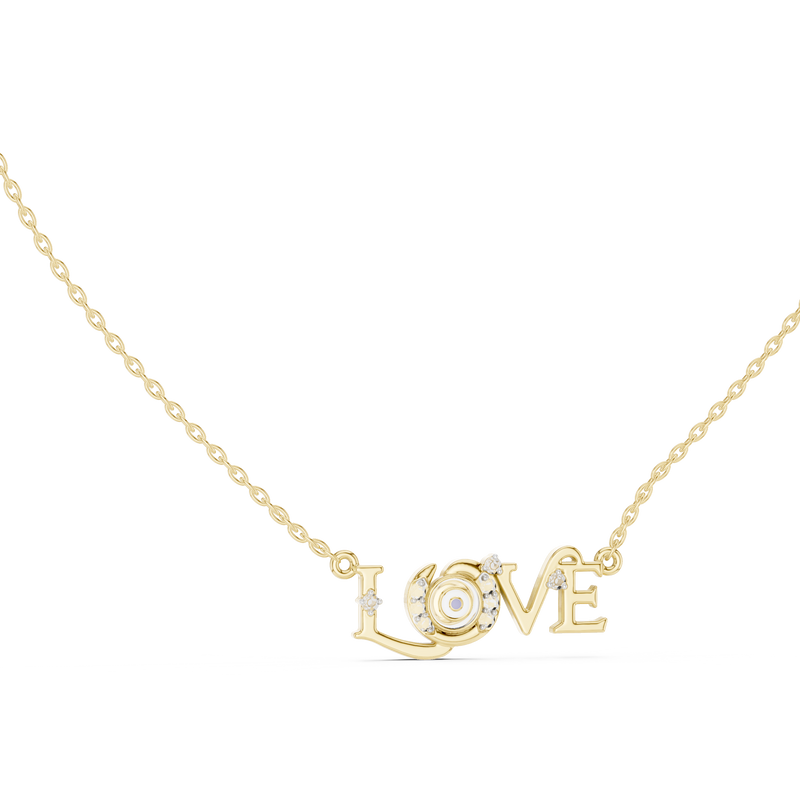 Botanical Leaf Diamond Pendant with Lab-Grown Diamonds