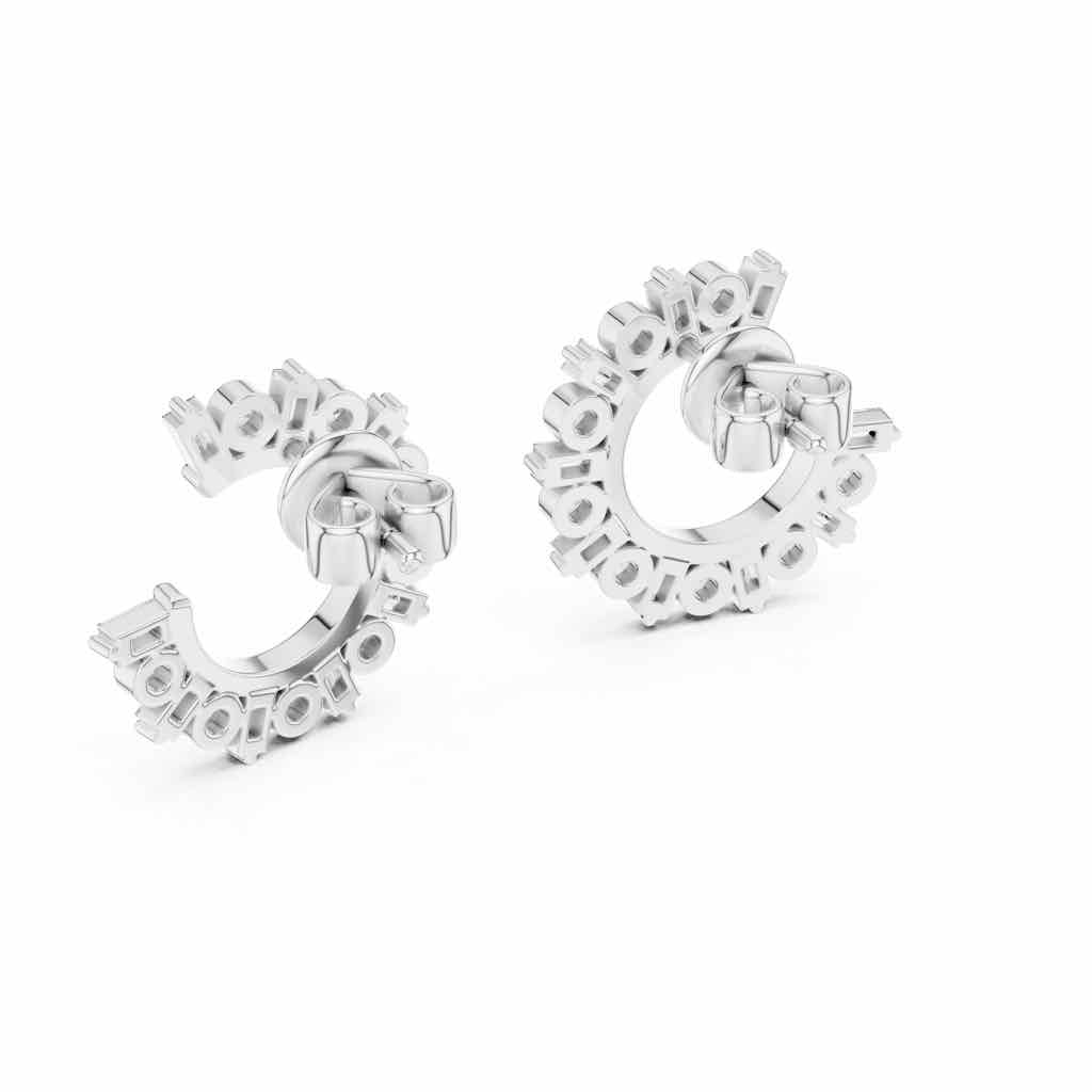 Sunburst Mixed-Cut Diamond Stud Earrings with Lab-Grown Diamonds